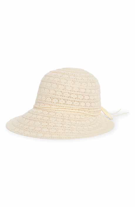 Crochet Braid Straw Sun Hat