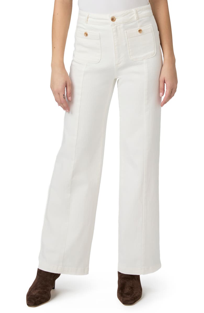 PAIGE Anessa Patch Pocket High Waist Wide Leg Jeans, Main, color,