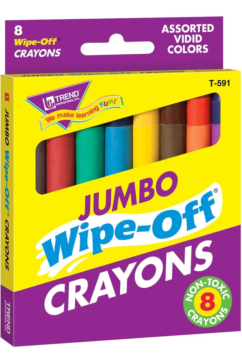 School Skills Reusable Book & Crayons, Multi, Alternate, color, Multicolored