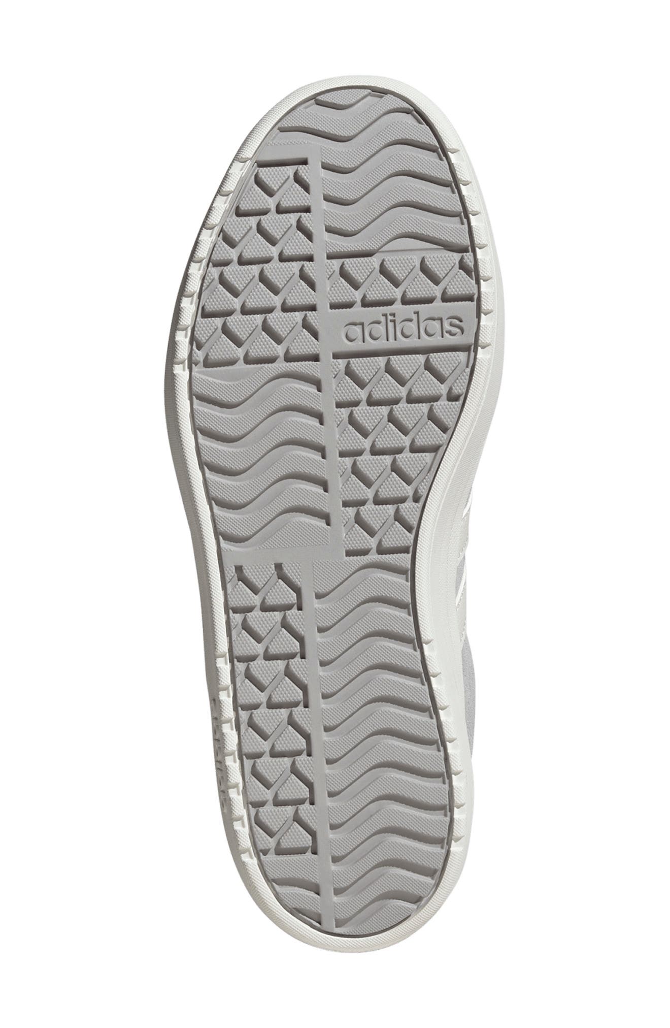 adidas VL Court Bold Sneaker, Alternate, color, Grey/ Off White/ White