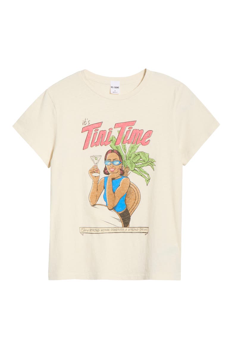 Classic Tini Time Graphic T-Shirt, Alternate, color, VINTAGEWHITE