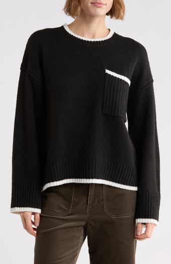 Tipped Pocket Sweater