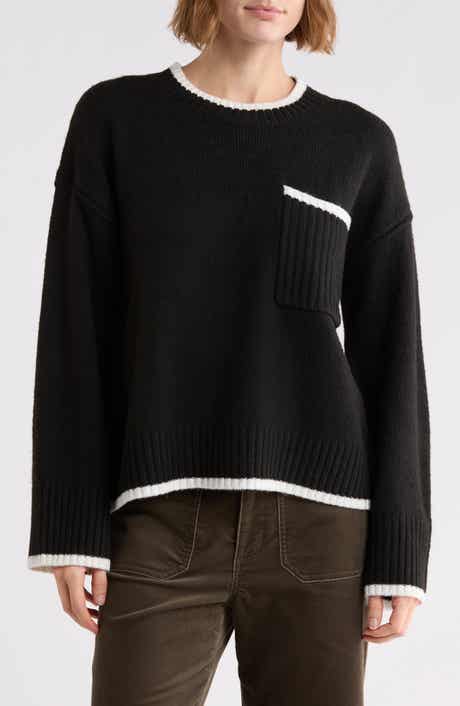Tipped Pocket Sweater