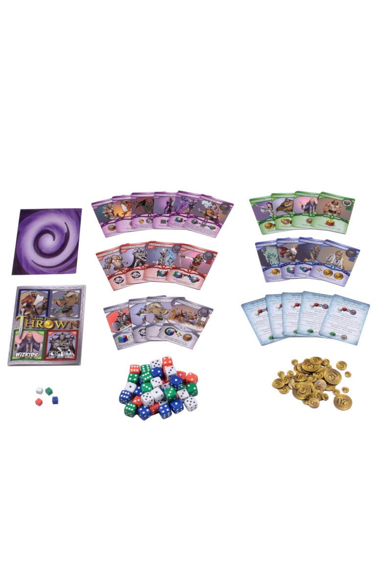 WizKids Games Thrown Tricktaking Game, Strategy Games, Kids Ages 12+, Alternate, color, Multicolored
