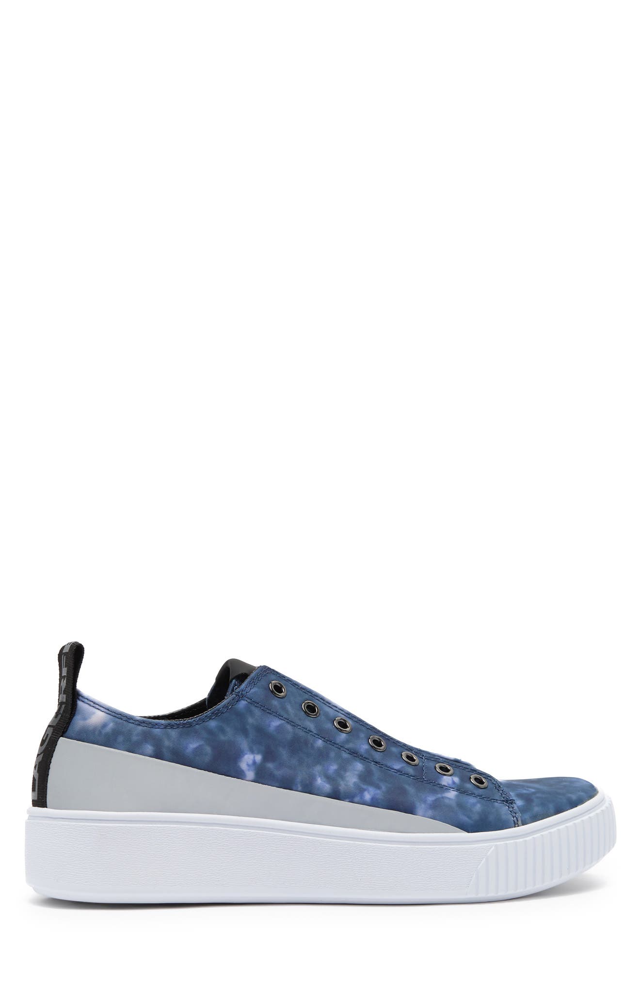 Tie Dye Laceless Sneaker, Alternate, color, BLUE