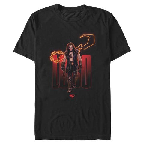Men's Supergirl The Main Man Chain  Graphic T-Shirt
