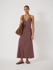 Hush Air Flow Seam Detail Maxi Slip Dress
