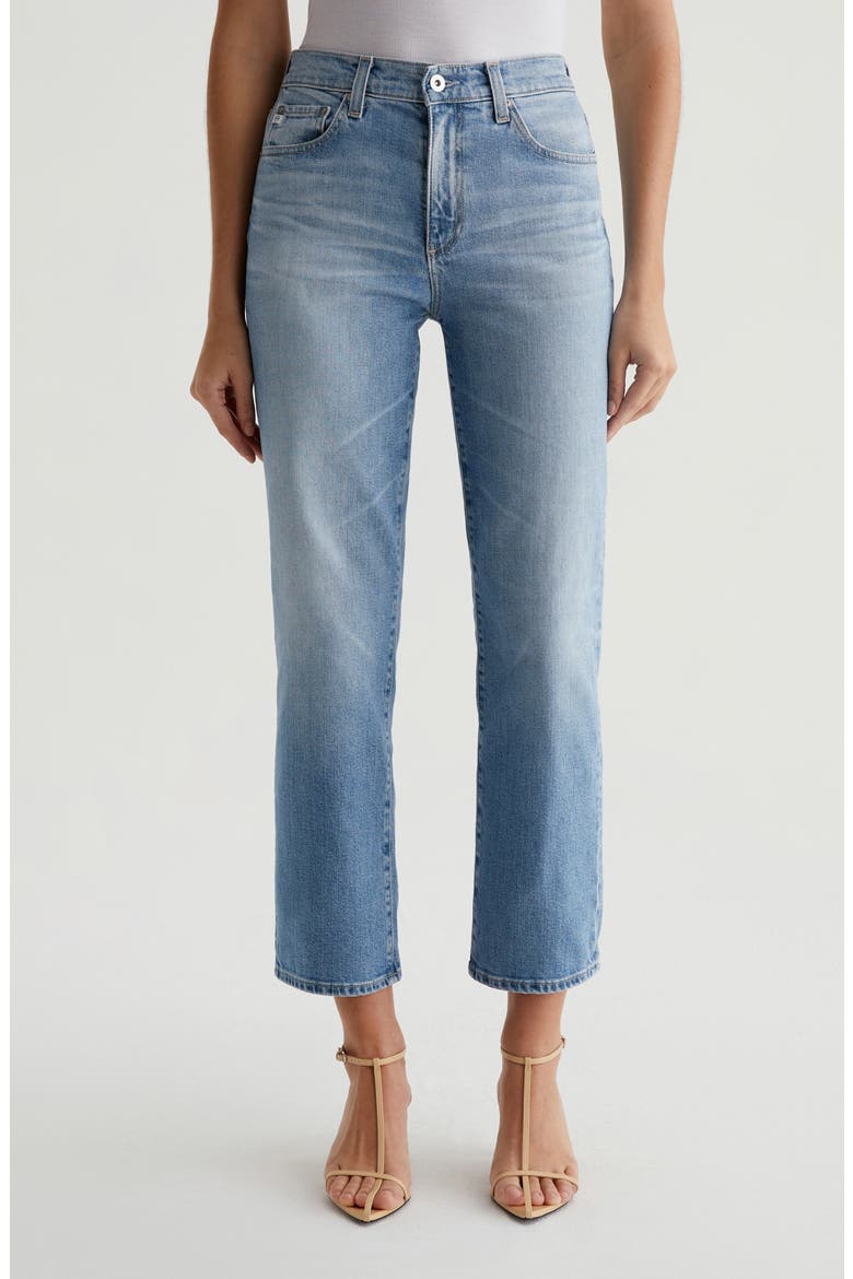 Brinley Mid Rise Crop Straight Leg Jeans, Main, color, SANTA YNEZ