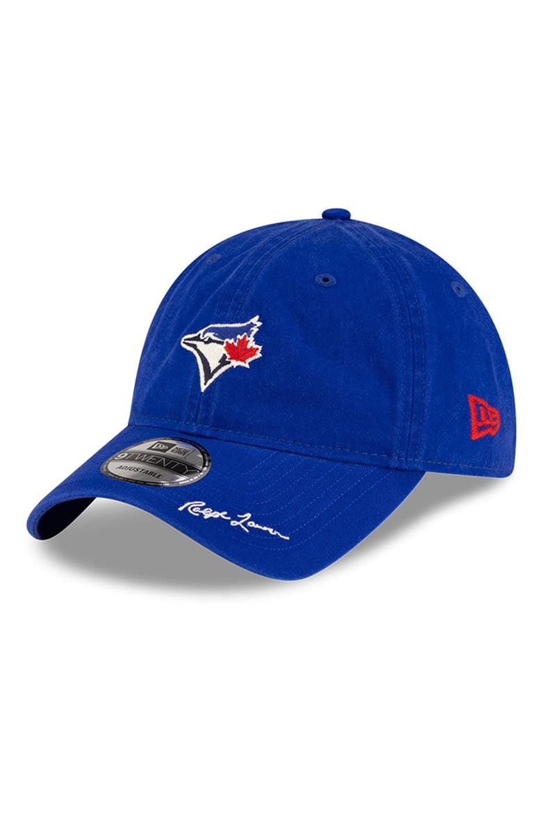 Men's New Era x Ralph Lauren Royal Toronto Blue Jays 9TWENTY Adjustable Hat, Main, color, Royal