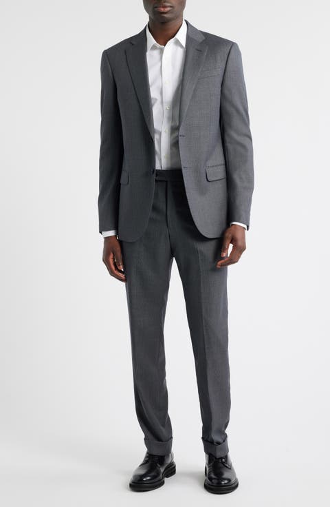Grey Nailhed Virgin Wool Suit (Regular, Short & Long)