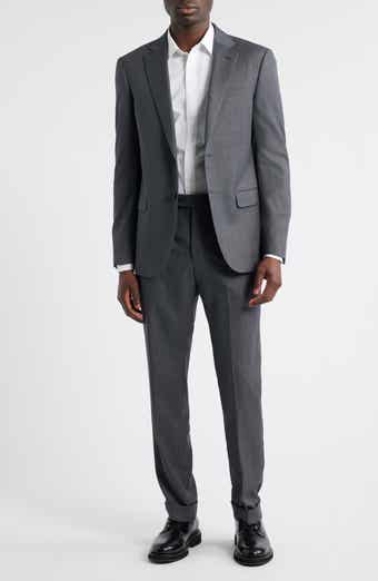 Grey Nailhed Virgin Wool Suit