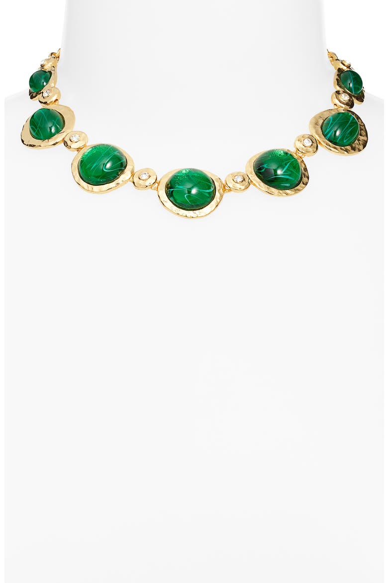 Stone Necklace, Alternate, color, GOLD