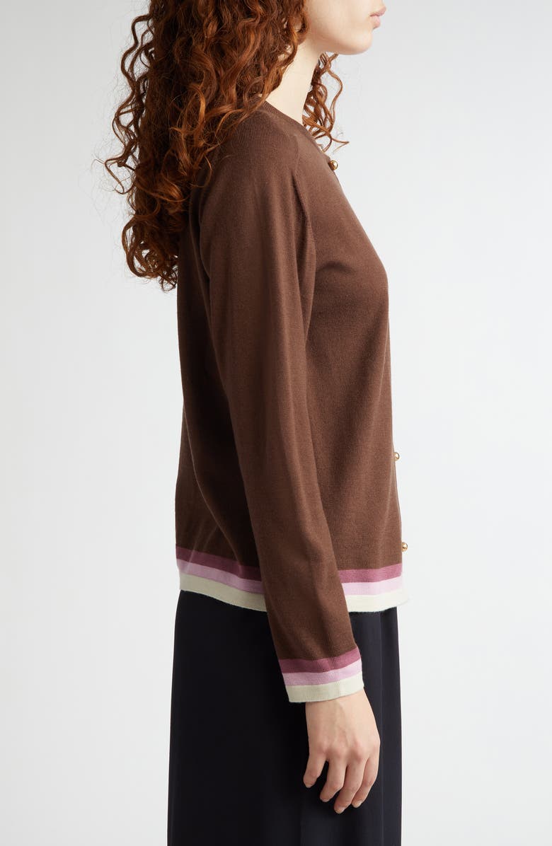 Bode Fairground Merino Wool Cardigan, Alternate, color,