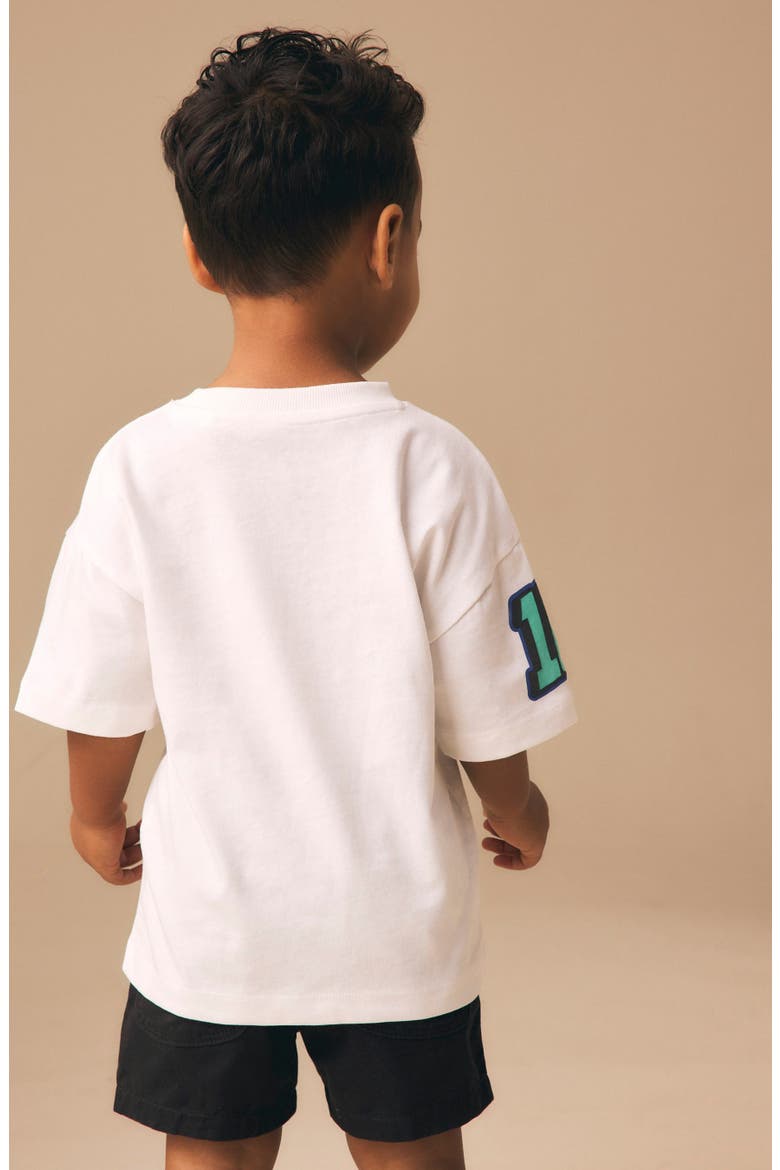 Kids' Racing Car Graphic T-Shirt, Alternate, color, NEUTRAL