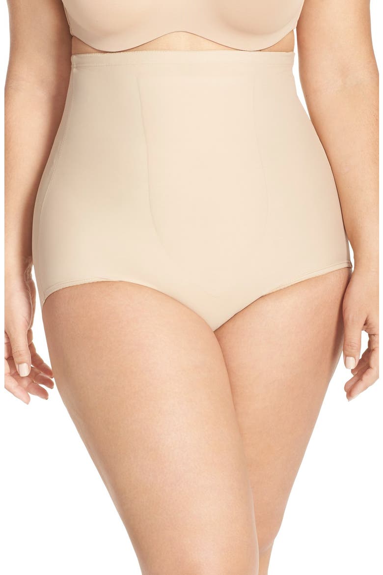 High Waist Shaping Briefs, Main, color, WARM BEIGE