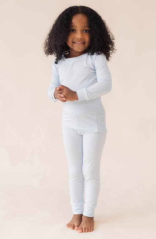 Wildbird Cloudblend™ Two-piece Long Pajamas In Blue
