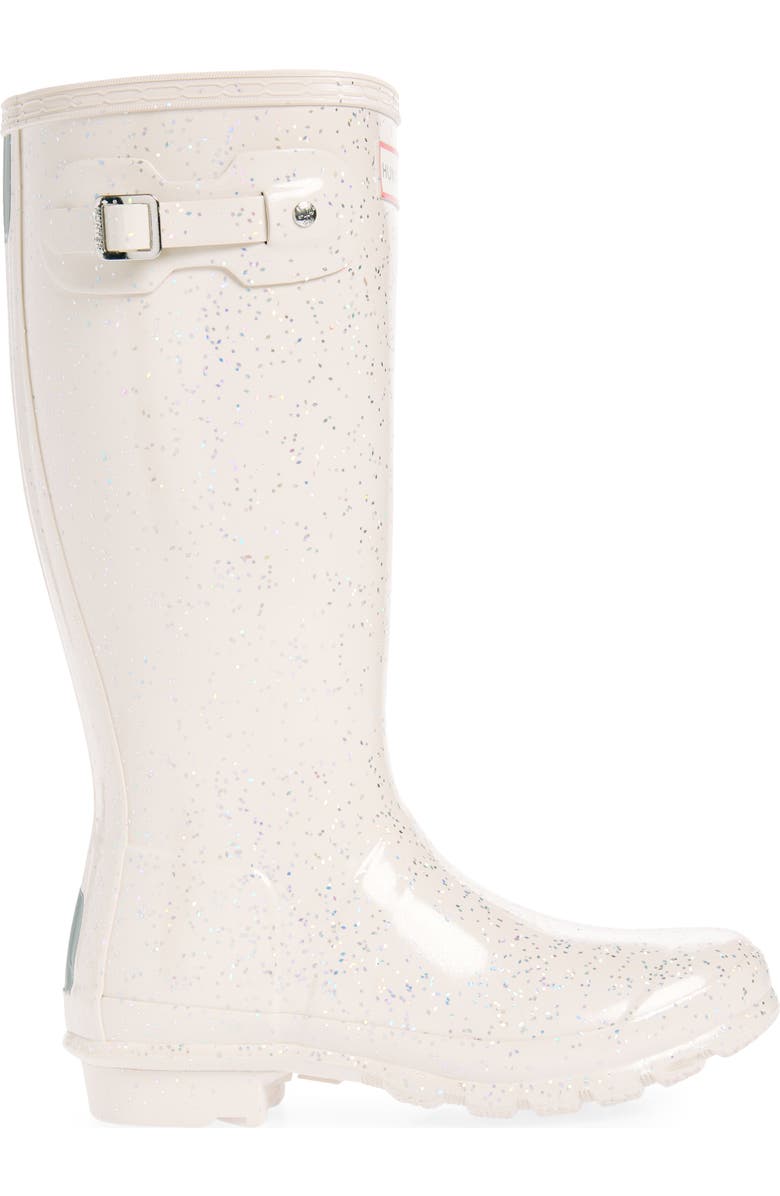 Hunter Original Giant Glitter Waterproof Rain Boot, Alternate, color,