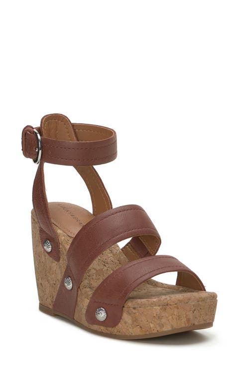 Valintina Ankle Strap Platform Wedge Sandal (Women)