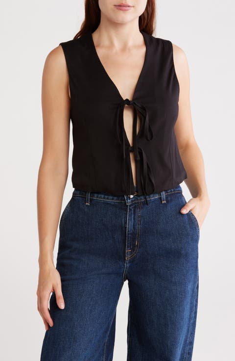 Tie Front Vest