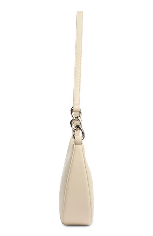 Bcbg Chain Detail Crescent Hobo Bag In Gray