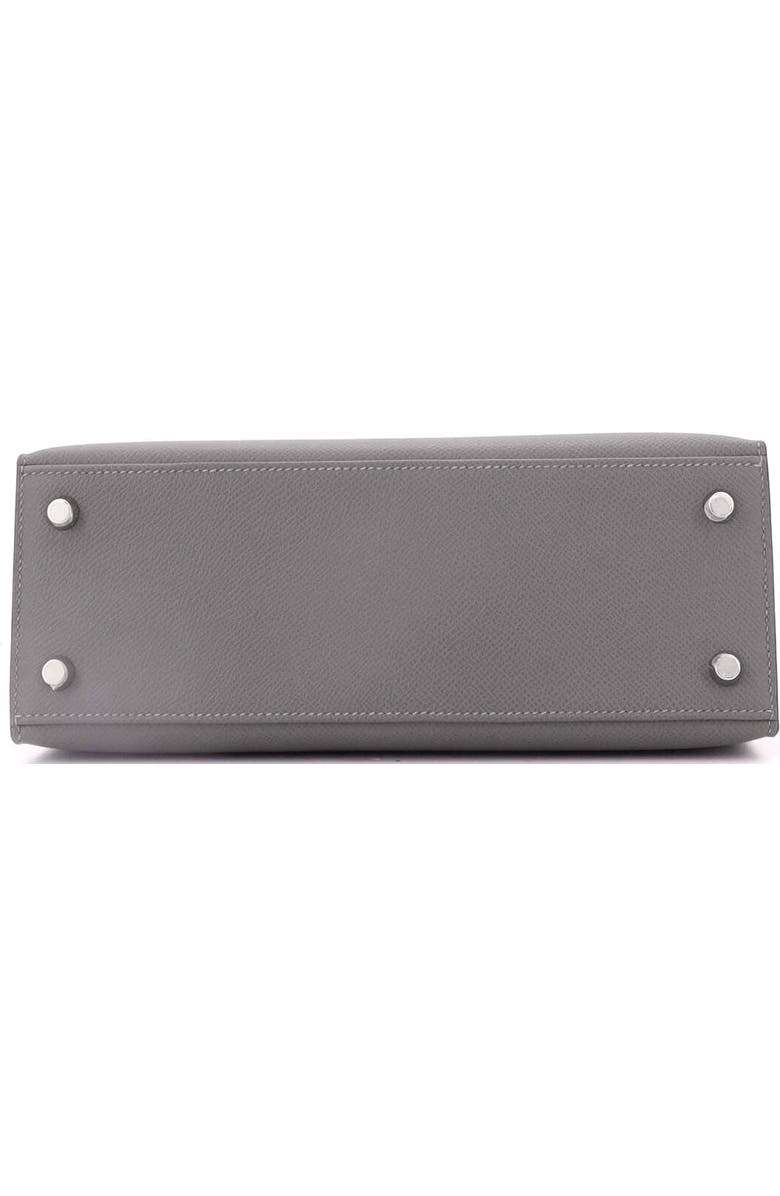 Pre-Owned Hermes Kelly Handbag Grey Epsom with Palladium Hardware 25, Alternate, color, Gris Meyer