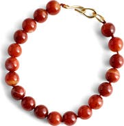 Madewell Semiprecious Stone Oversize Beaded Choker Necklace