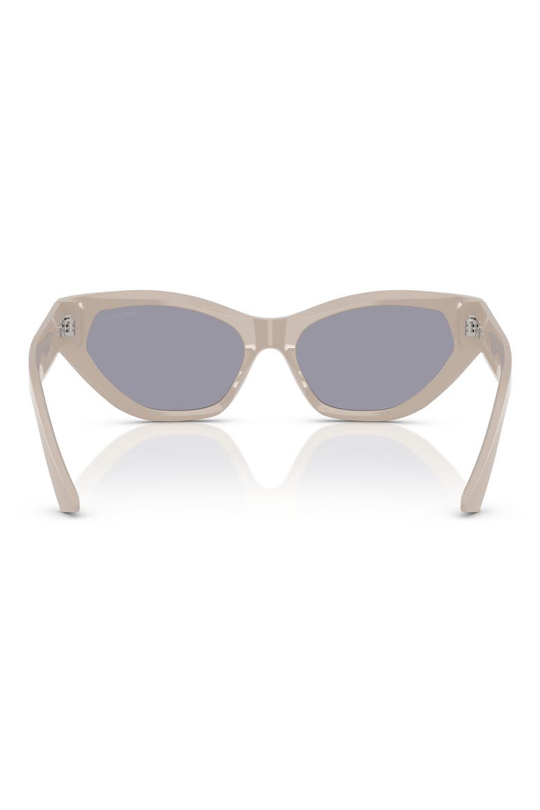 55mm Cat Eye Sunglasses, Alternate, color, DARK BLUE