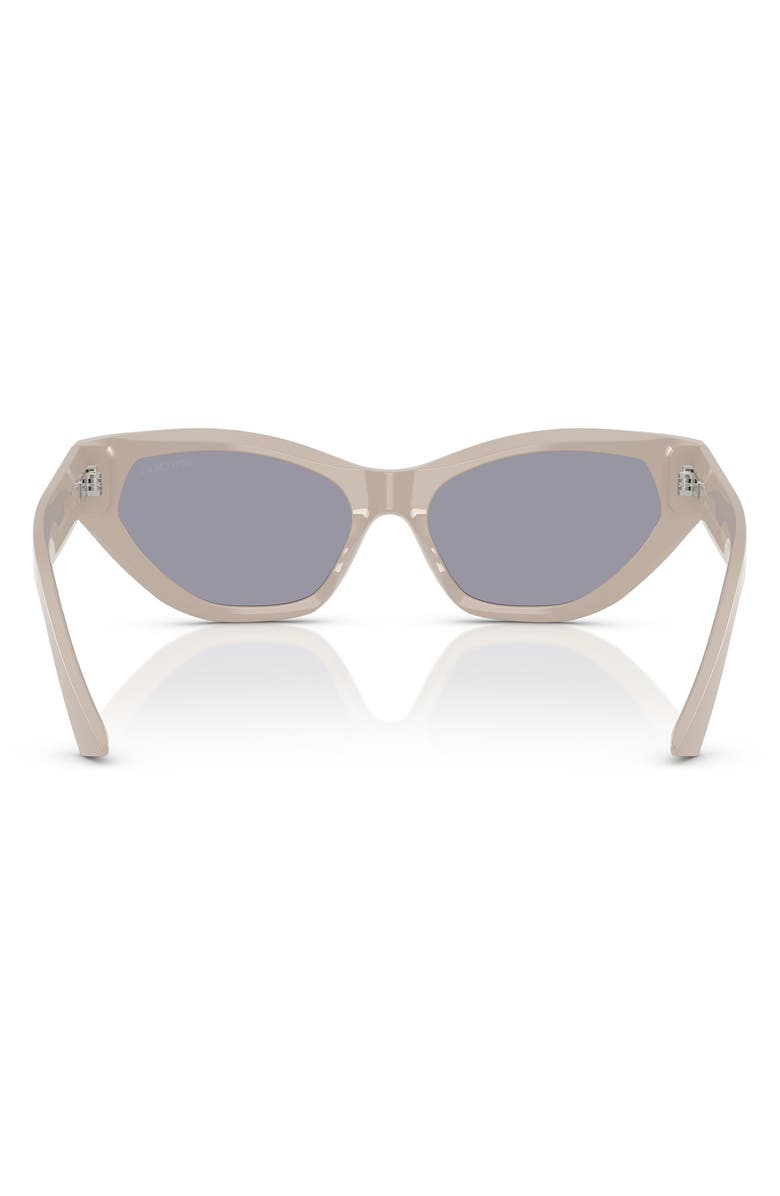 Jimmy Choo 55mm Cat Eye Sunglasses, Alternate, color, Dark Blue