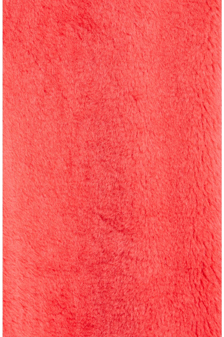 Tedgirl Faux Fur Teddy Bear Coat, Alternate, color, CORAL