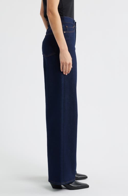 Frame Le Slim Palazzo High Waist Wide Leg Jeans In Blue