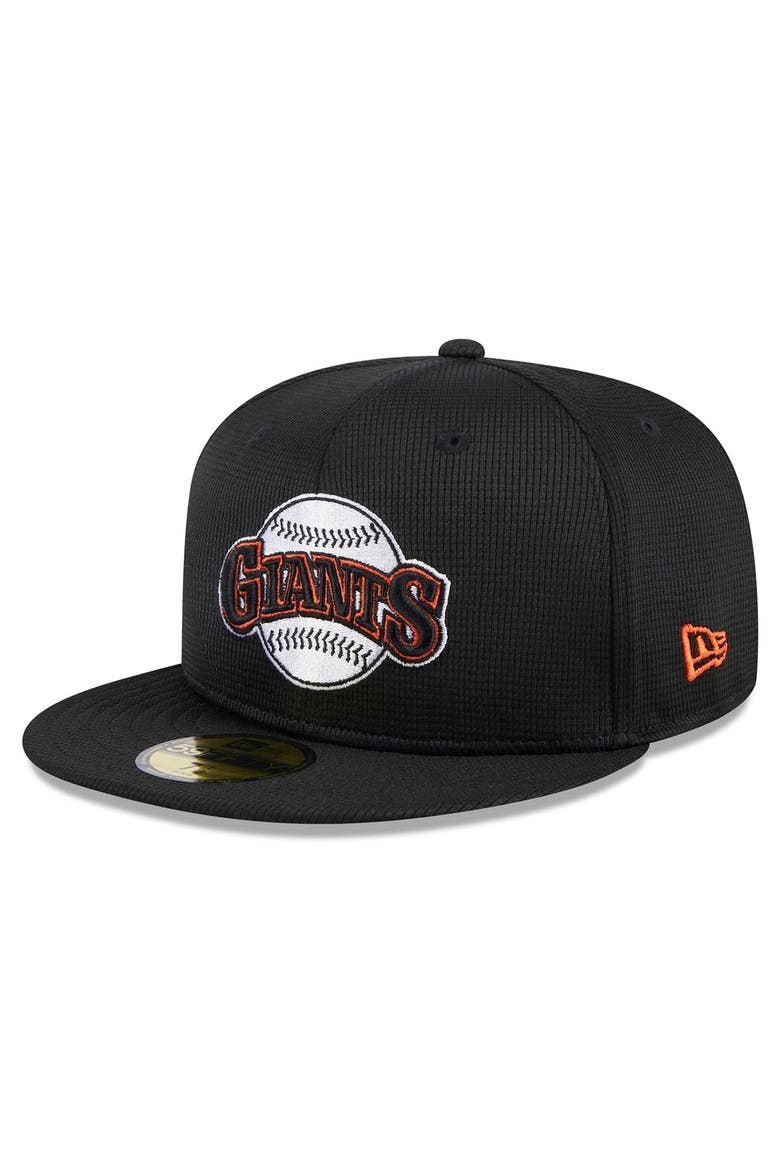 Men's New Era  Black San Francisco Giants 2024 Batting Practice 59FIFTY Fitted Hat, Alternate, color, Black