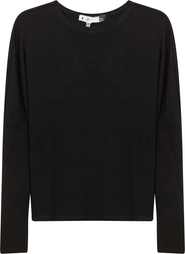 E.U.X. Exclusive Knit Crew Neck Center Seam Dolman Sleeve Top