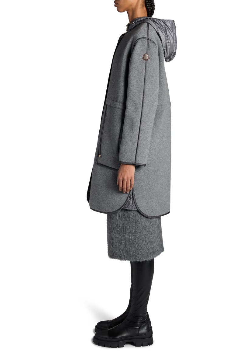 Bonrepos Down Coat, Alternate, color, GREY