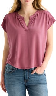Lucky Brand Sandwash Notch Top
