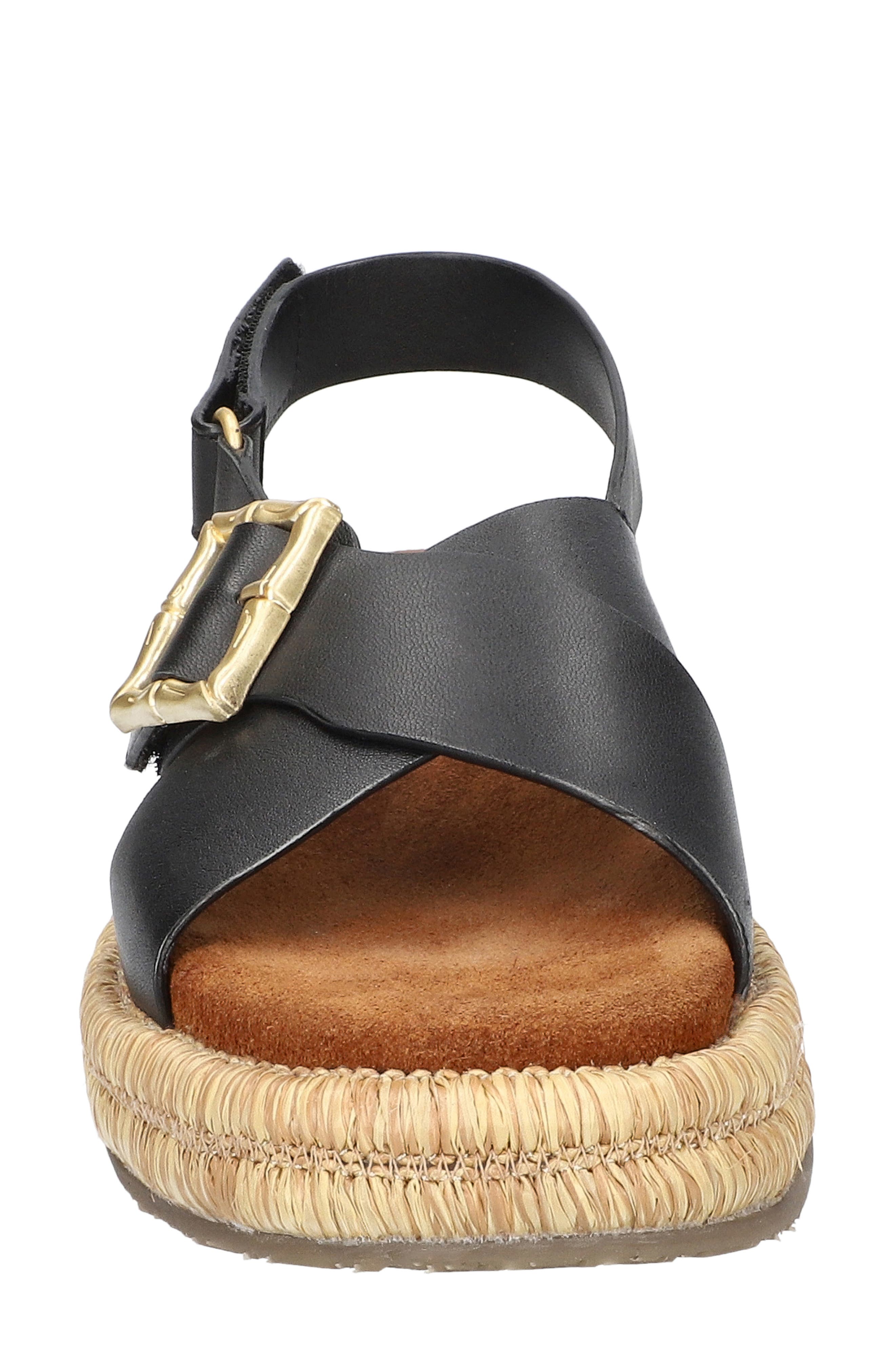 Bella Vita Jaylyn Slingback Sandal, Alternate, color, Black Leather