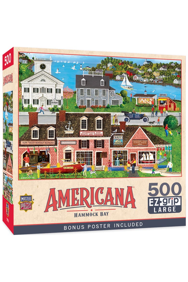 Hammock Bay 500 Piece Jigsaw Puzzle, Main, color, Multicolor