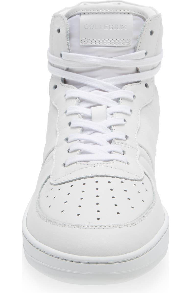 Collegium Pillar Destroyer High Top Sneaker, Alternate, color, Bianco