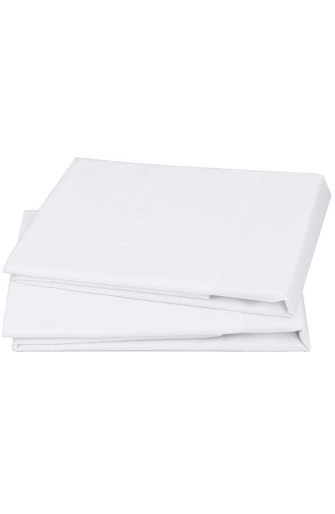 Set of 2 Pillowcases - Signature Comfort 100% Egyptian Cotton Sateen