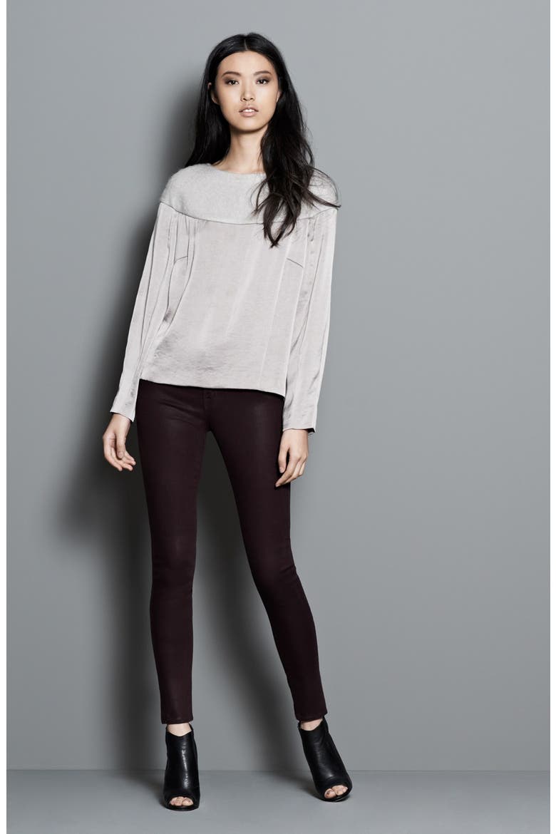'485' Skinny Jeans, Alternate, color, DARK PLUM