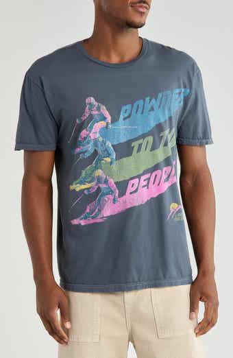 Powder To the People Cotton Graphic T-Shirt