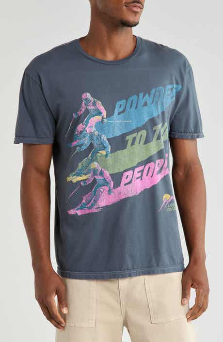 Powder To the People Cotton Graphic T-Shirt