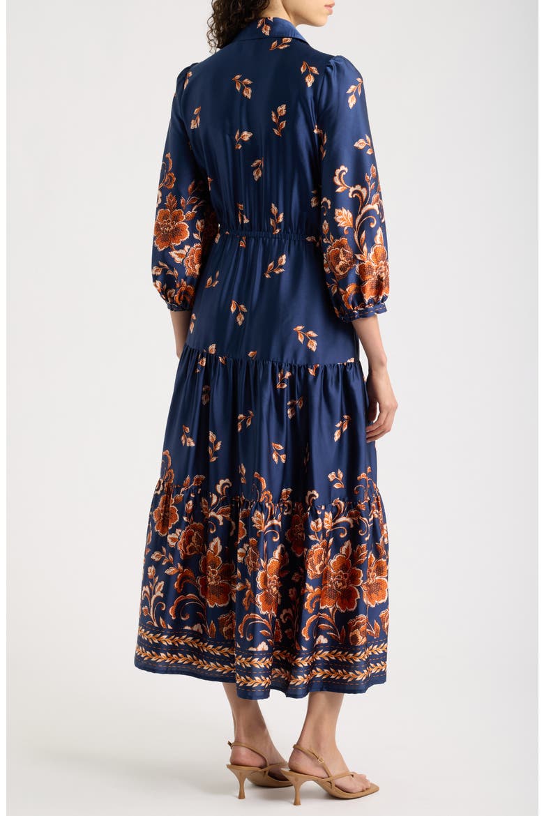 Printed Shirtdress, Alternate, color, NAVY MULTI
