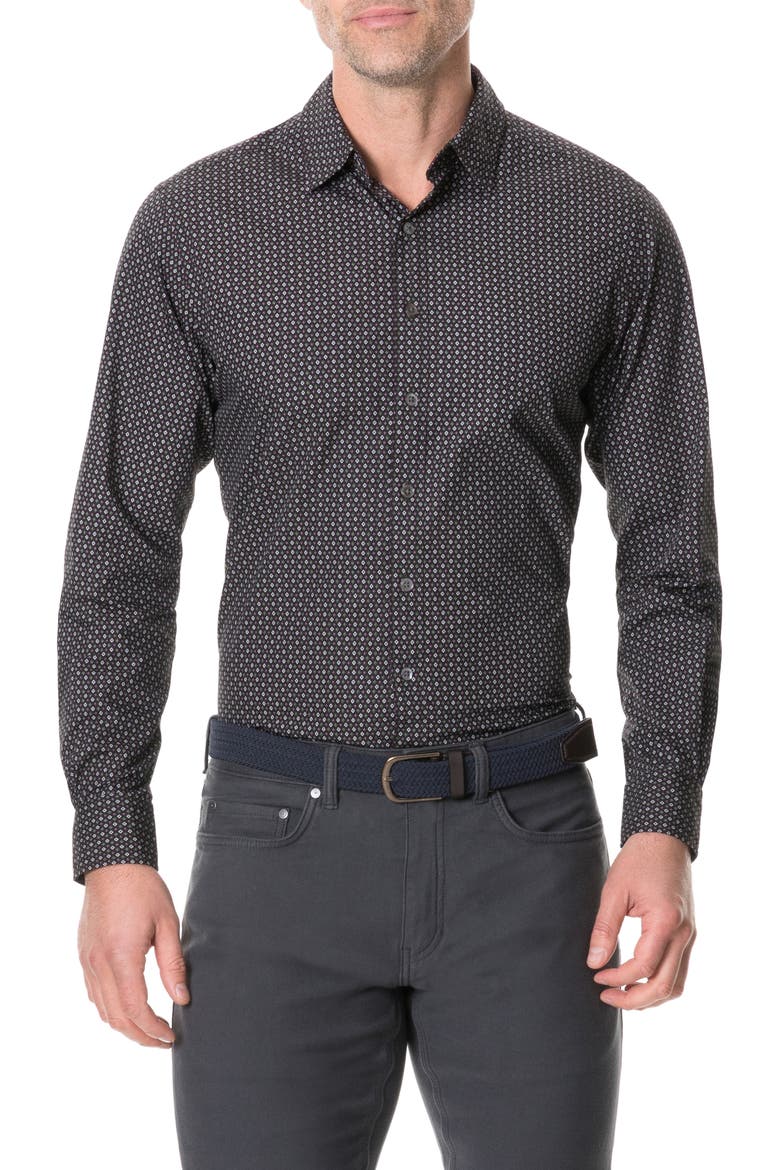 Torrance Street Regular Fit Button-Up Shirt, Main, color, FOREST