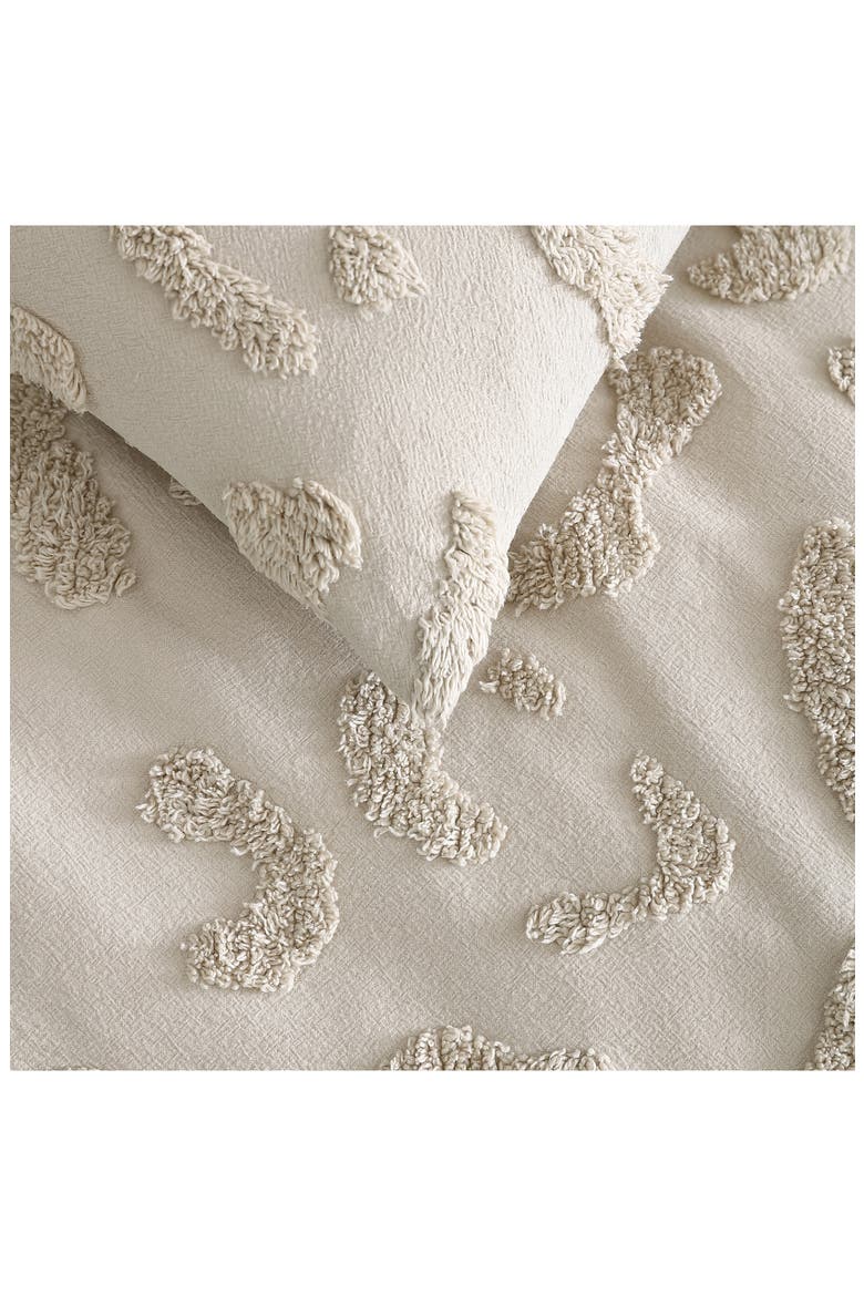 Chenille Leopard Comforter & Sham Set, Alternate, color, LINEN
