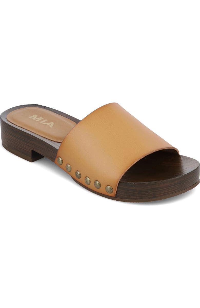 MIA Lanell Slide Sandal, Main, color, Tan