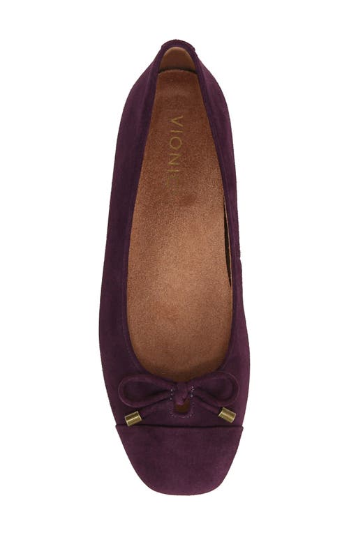 Vionic Klara Cap Toe Flat In Brown