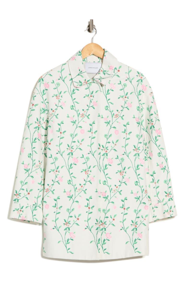 Floral Embroidered Jacket, Main, color, PINK