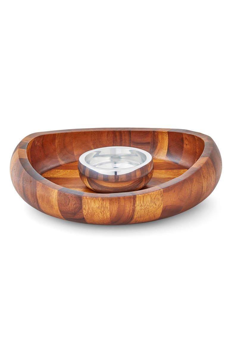 Nambé Butterfly Chip & Dip Bowl, Alternate, color, 