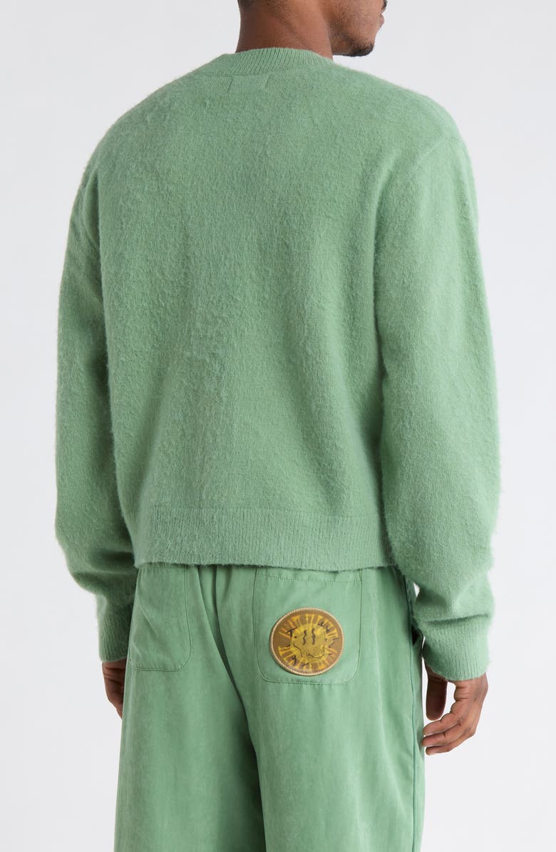 HONOR THE GIFT H Monogram Cardigan, Alternate, color, Mint