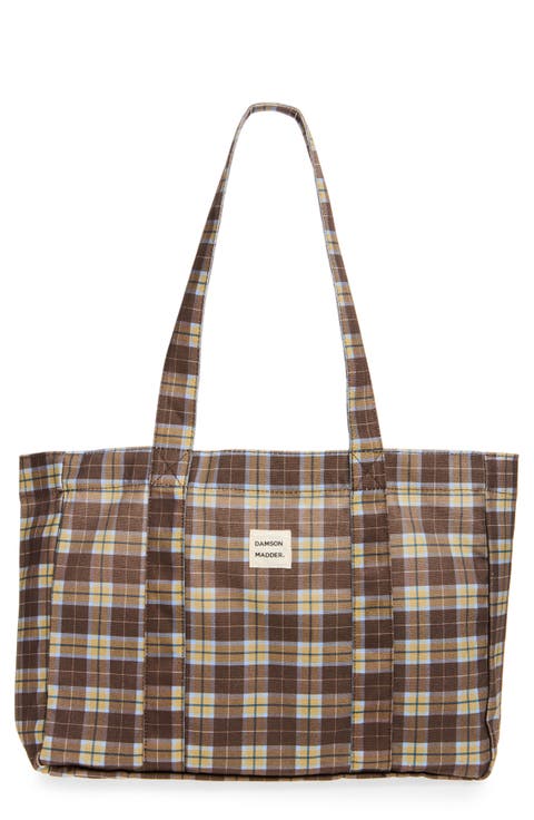 Check Tote Bag